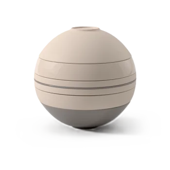 Villeroy & Boch Iconic La Boule Collection Fine Porcelain La Boule Pure Beige - 240 x 235 mm - 1 pc set.