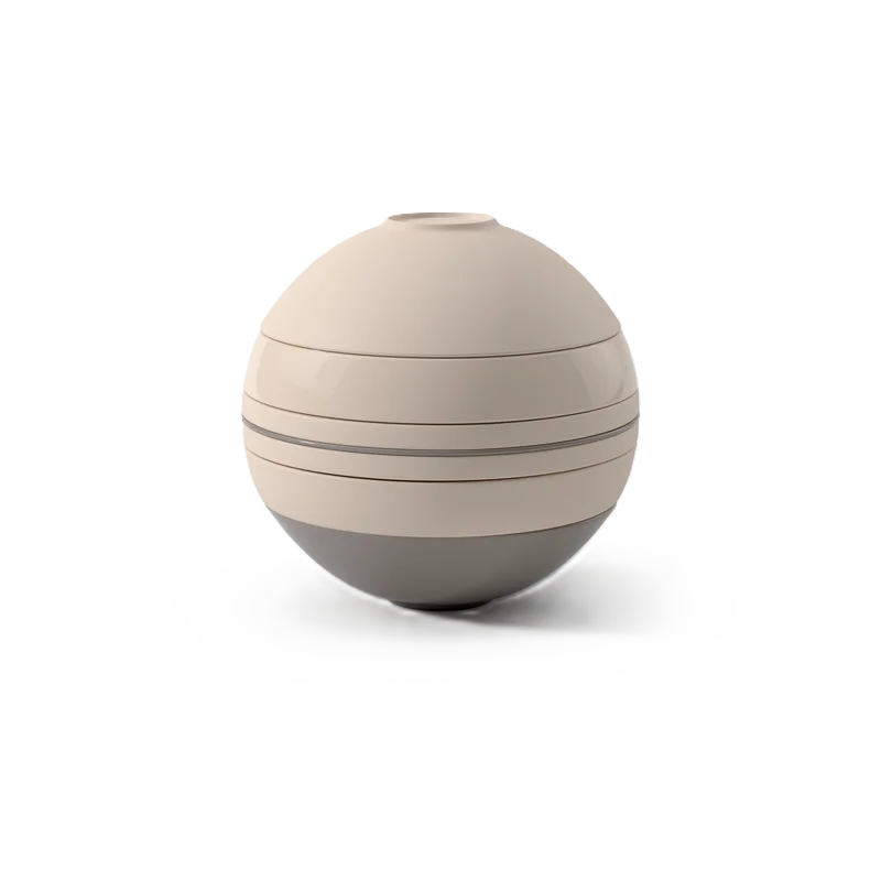 Villeroy & Boch Iconic La Boule Collection Fine Porcelain La Boule Pure Beige - 240 x 235 mm - 1 pc set.