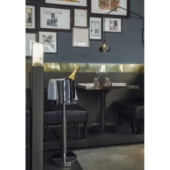 Mepra Stile By Pininfarina Wine Bucket - 8.85" Dia - Mirror