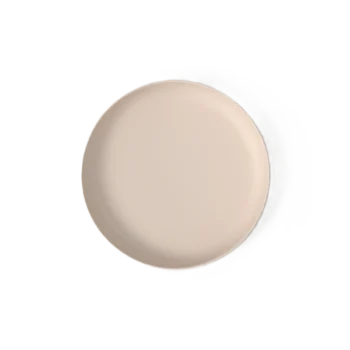 Villeroy & Boch Iconic La Boule Collection Fine Porcelain Bowl flat beige matt - 240 x 40 mm - 6 pcs set.