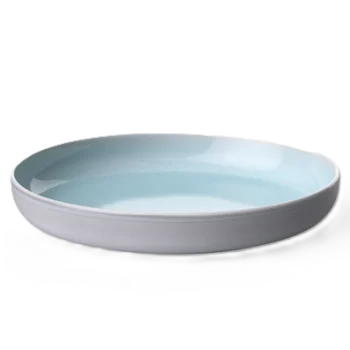 Villeroy & Boch Crafted Blueberry Collection Fine Porcelain Deep plate - 215 x 215 x 35 mm - 6 pcs set.