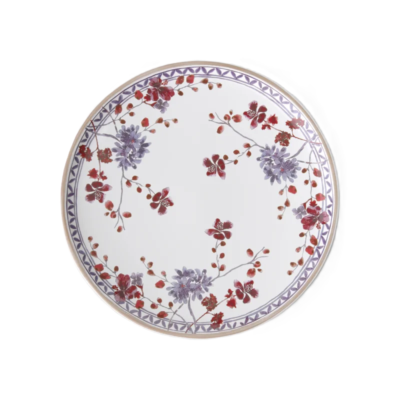Villeroy & Boch Artesano Prov Lavendel Collection Fine Porcelaine Flat coupe plate - 320 mm - 1 pc set.