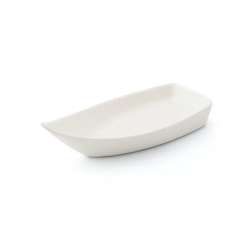 Dyonisio Collection Ivory Finger Food Boat - Alumina Porcelain - set of 12 - 15 x 6.5 h 4 cm Dyonisio Collection Ivory Finger Food Boat - Alumina Porcelain - set of 12 - 15 x 6.5 h 4 cm