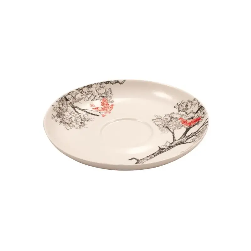 Kerasia Collection Ivory Tea Saucer - Alumina Porcelain - set of 6 - Dia: 15.5 cm
