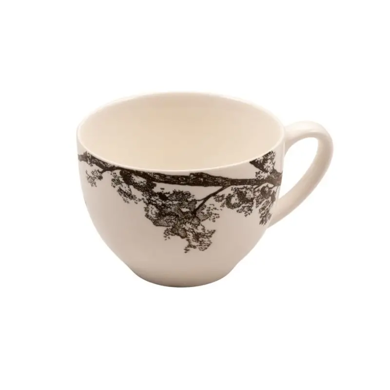Kerasia Collection Ivory Coffee Cup - Alumina Porcelain - set of 12 - 10cl - 6.5 x 9 h 5 cm