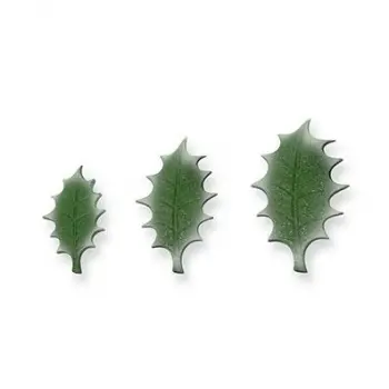 Holly Leaf Plunger Cutters set of 3 - 20mm 29mm 35mm