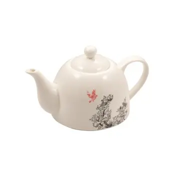 Kerasia Collection Ivory Tea Pot - Alumina Porcelain - set of 4 - 40 cl