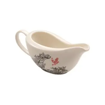 Kerasia Collection Ivory Gravy Boat - Alumina Porcelain - set of 6 - 14 cl