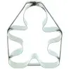 Stainless Steel Gingerbread Man Cookie Cutter - 140mm x 90mm - Mallard Ferriere