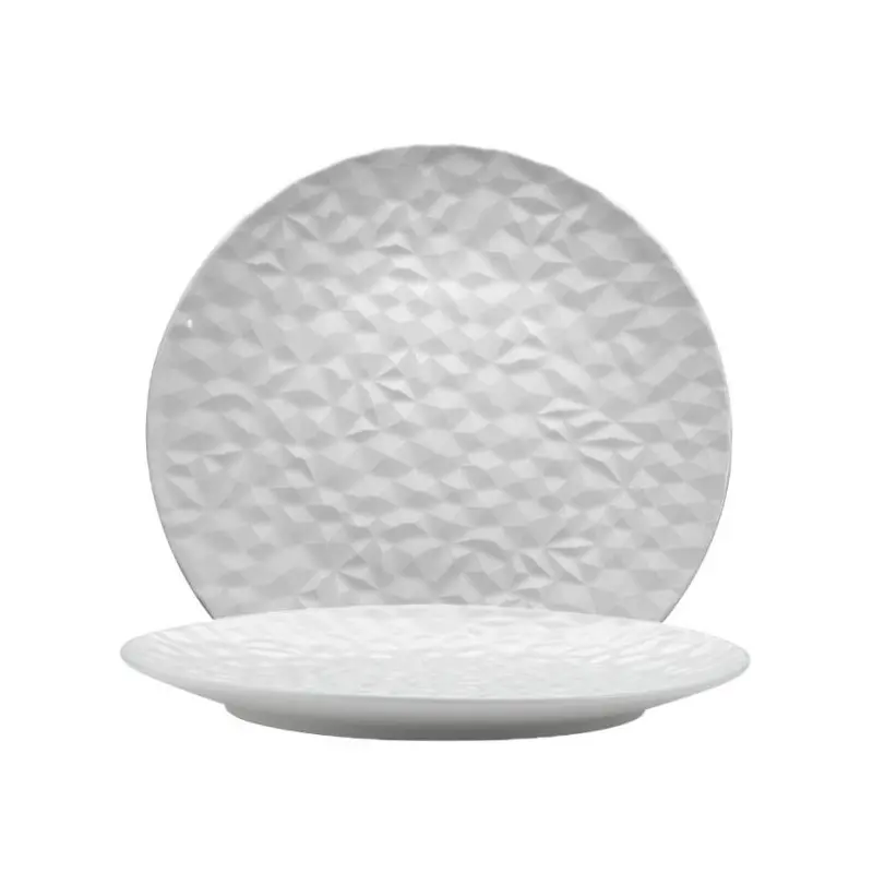 Kerasia Collection Ivory Bread Plate - Alumina Porcelain - set of 6 - Dia: 19 h 2 cm