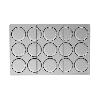 Silikomart Professional Kit Bonbon Ice Pastry and Ice Cream Mold - ø 44 mm x h 5 mm - 33 ml - 15 cavity