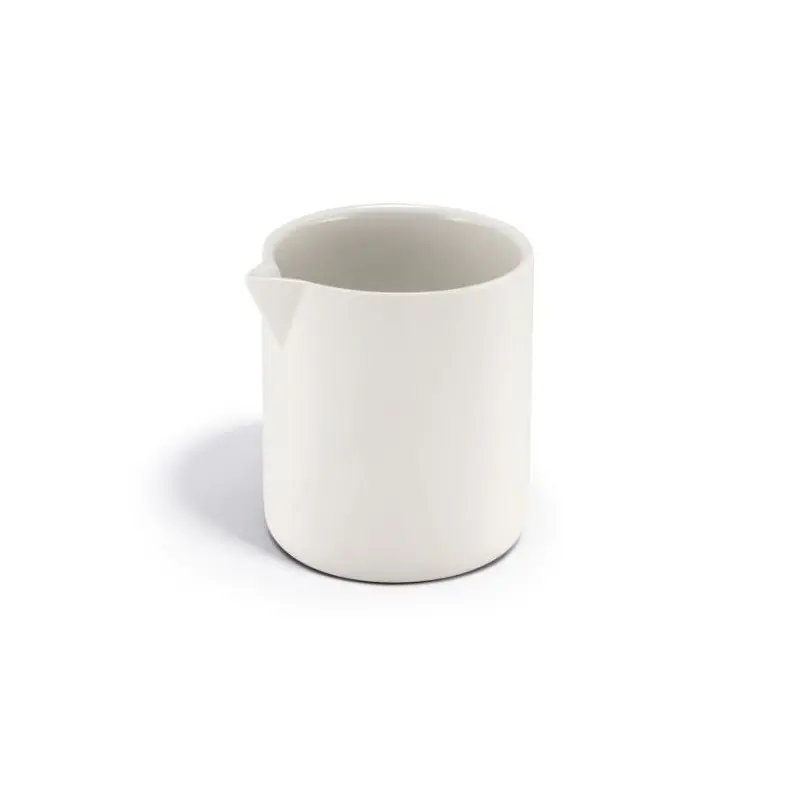 Aphros Collection Shiny And Matte White Creamer - New Bone China - set of 12 - 7 cl - 4.5 x 5 h 6 cm