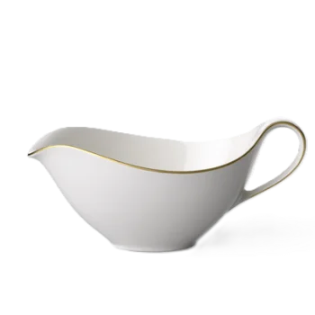 Villeroy & Boch Anmut Gold Collection Fine Bone Porcelain Sauceboat wo.saucer - - 1 pc set.