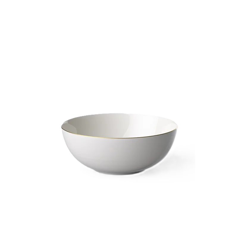 Villeroy & Boch Anmut Gold Collection Fine Bone Porcelain Salad bowl - 225 x 225 x 90 mm - 1 pc set.