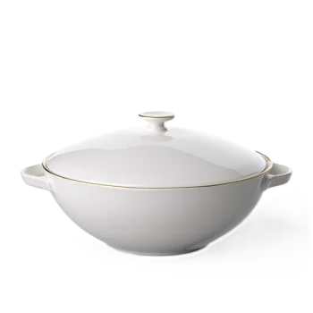 Villeroy & Boch Anmut Gold Collection Fine Bone Porcelain Soup Tureen - - 1 pc set.