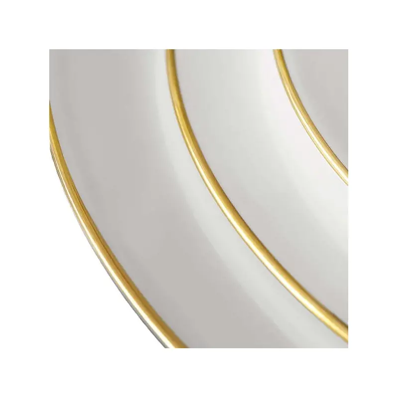 Villeroy & Boch Anmut Gold Collection Fine Bone Porcelain Round platter - 330 mm - 1 pc set. Villeroy & Boch Anmut Gold Collection Fine Bone Porcelain Round platter - 330 mm - 1 pc set.