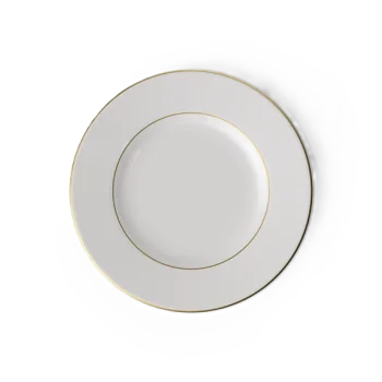 Villeroy & Boch Anmut Gold Collection Fine Bone Porcelain Salad plate - 220 mm - 6 pcs set.