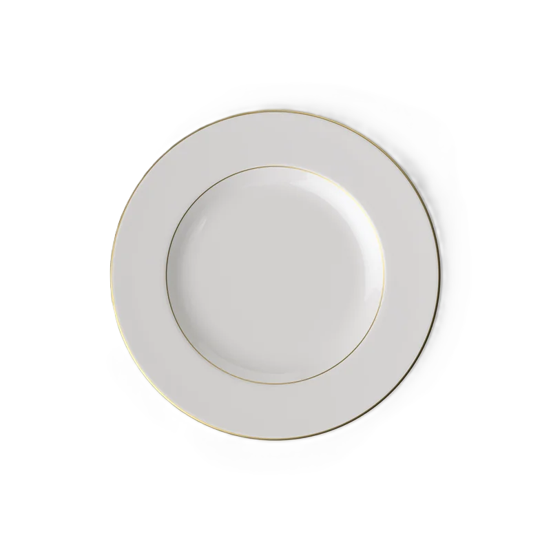 Villeroy & Boch Anmut Gold Collection Fine Bone Porcelain Flat plate - 280 mm - 6 pcs set.