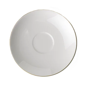 Villeroy & Boch Anmut Gold Collection Fine Bone Porcelain Saucer - 120 mm - 6 pcs set.