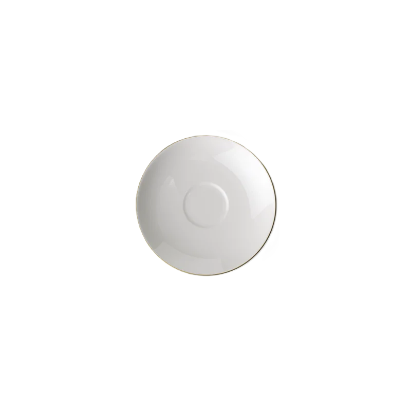 Villeroy & Boch Anmut Gold Collection Fine Bone Porcelain Saucer - 120 mm - 6 pcs set.