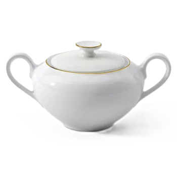 Villeroy & Boch Anmut Gold Collection Fine Bone Porcelain Sugar bowl - - 1 pc set.