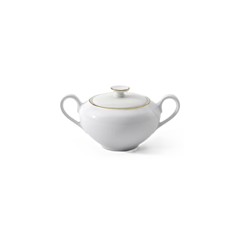 Villeroy & Boch Anmut Gold Collection Fine Bone Porcelain Sugar bowl - - 1 pc set. Villeroy & Boch Anmut Gold Collection Fine Bone Porcelain Sugar bowl - - 1 pc set.
