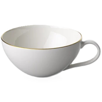 Villeroy & Boch Anmut Gold Collection Fine Bone Porcelain Cup - - 6 pcs set.