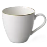 Villeroy & Boch Anmut Gold Collection Fine Bone Porcelain Cup - - 6 pcs set.