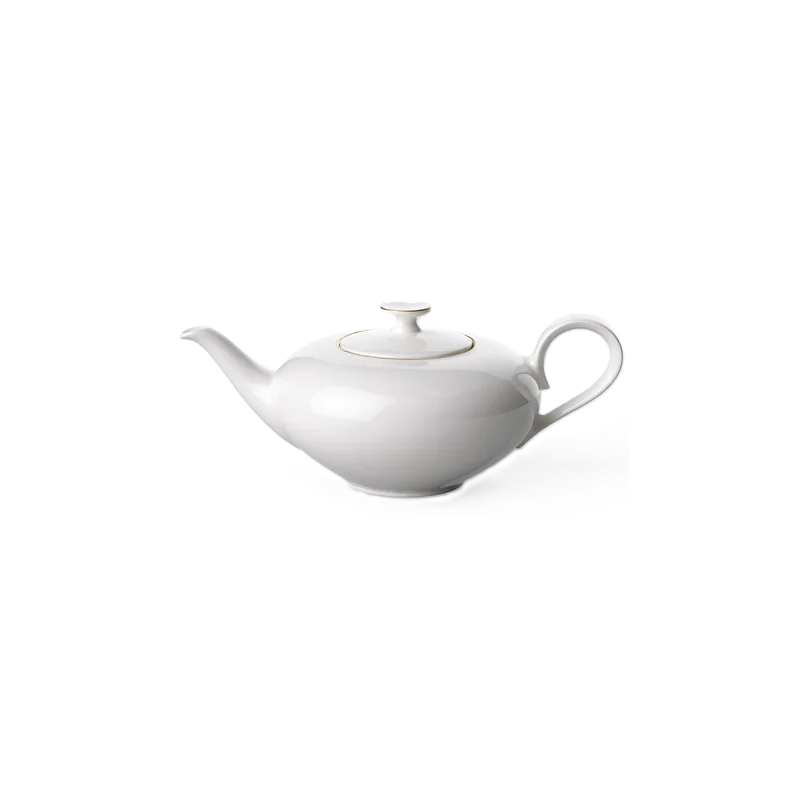 Villeroy & Boch Anmut Gold Collection Fine Bone Porcelain Teapot with cover - - 1 pc set. Villeroy & Boch Anmut Gold Collection Fine Bone Porcelain Teapot with cover - - 1 pc set.
