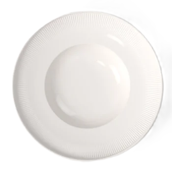 Villeroy & Boch Afina Collection Fine Porcelain Rim Soup 9.75in - 250 x 250 x 55 mm - 6 pcs set.
