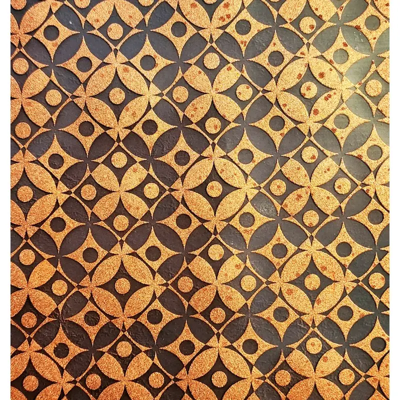 Sparkling Ceram Copper Mettalic Chocolate Transfer Sheets - 340 mm x 265 mm - 10 sheets