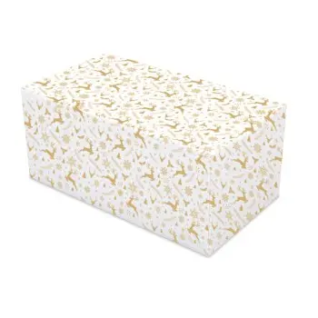 Rectangle Frozen Dessert Buche Log Cake Boxes - 20.5 cm Length - Pack of 25