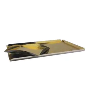 Modern Black / Gold Caterer Presentation Cardboard Trays 270 x 180 + (4 x 20) mm - Pack of 100