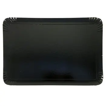 Black / Gold Caterer Cardboard Tray - Double Sided - 420 x 320 mm - Pack of 25