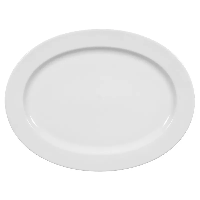Seltmann Meran Oval Platter – 13.8 Inch - White - set of 2 Seltmann Meran Oval Platter – 13.8 Inch - White - set of 2