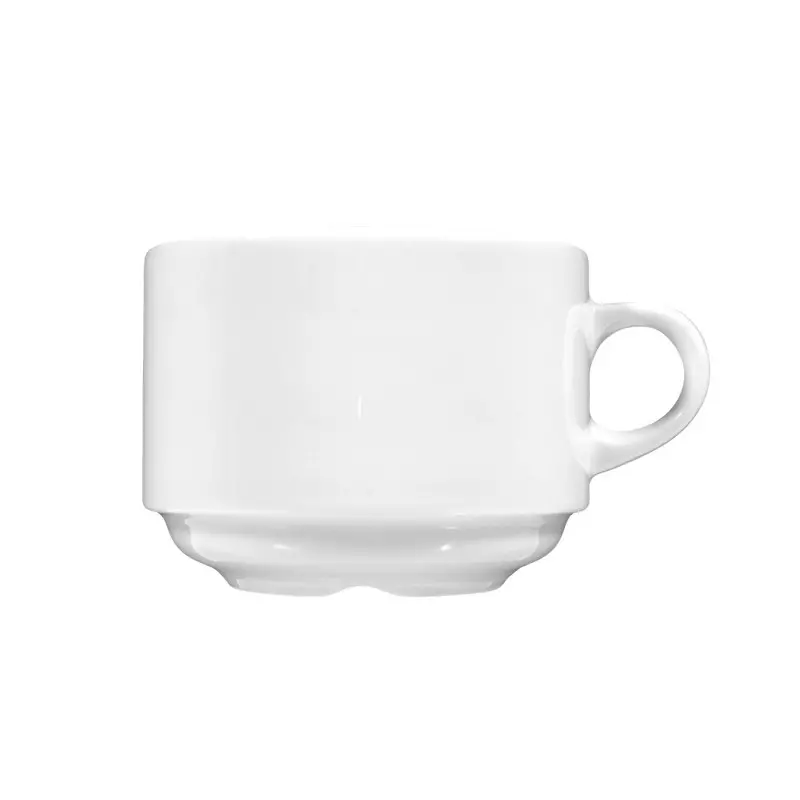 Seltmann Meran Stackable Cup – 3.4 Inch - 8.4oz - White - set of 6 Seltmann Meran Stackable Cup – 3.4 Inch - 8.4oz - White - set of 6