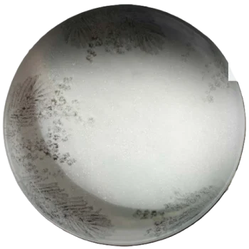 Frosted Glass 19cm Plate - Lac Gele Collection - Set of 12