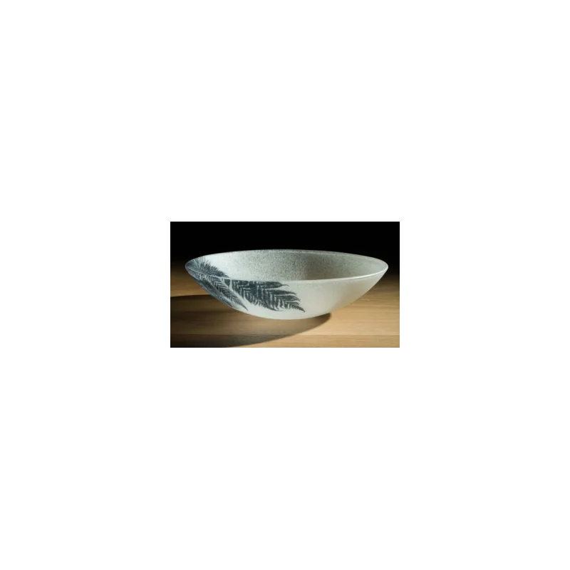 Frosted Glass 10.4cm Satellite Bowl - Montagne En Hiver Collection - Set of 12