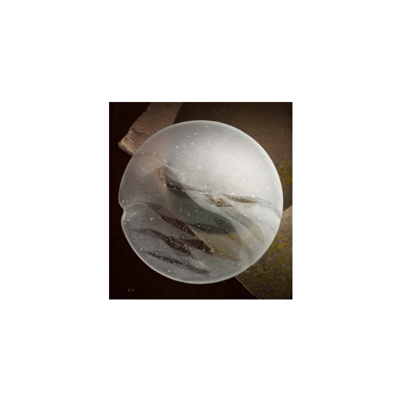 Frosted Glass 18.7cm Bowl - Ondes Collection - Set of 12