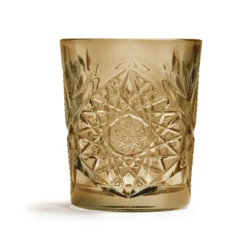 Onis Ocher Icon Double Old Fashioned Glass 3.5 Inch - 12oz- Set of 6 pcs