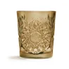 Onis Ocher Icon Double Old Fashioned Glass 3.5 Inch - 12oz- Set of 6 pcs