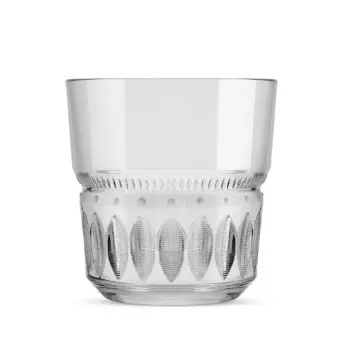Onis New Era Double Old Fashioned Glass 3.70 Inch - 11.75oz- Set of 12 pcs