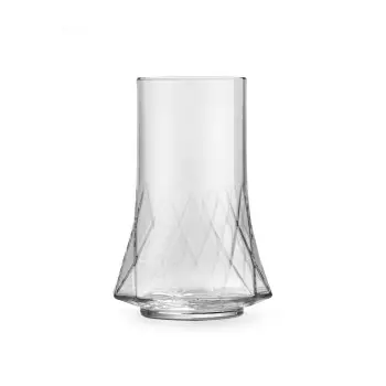 Onis Divergence Glass Can 3.65 Inch - 13.75oz- Set of 6 pcs