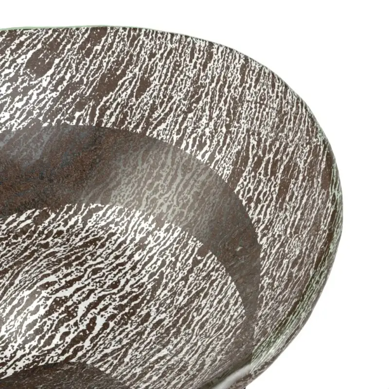 My Glass Studio Serving Bowl & Stand, Brown - 70.0 x 34.5 x 49.0 cm My Glass Studio Serving Bowl & Stand, Brown - 70.0 x 34.5 x 49.0 cm