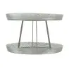 My Glass Studio Seafood Tower, Grey - Dia: 59 cm, H: 38 cm
