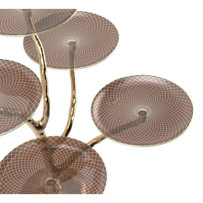 My Glass Studio Wedding Cake Stand, Brown - Dia: 80 cm, H: 69 cm My Glass Studio Wedding Cake Stand, Brown - Dia: 80 cm, H: 69 cm