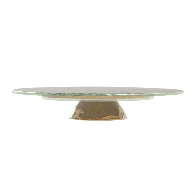 My Glass Studio Revolving Display Stand, Black - Set of 2 - Dia: 60 cm, H: 11 cm My Glass Studio Revolving Display Stand, Black - Set of 2 - Dia: 60 cm, H: 11 cm