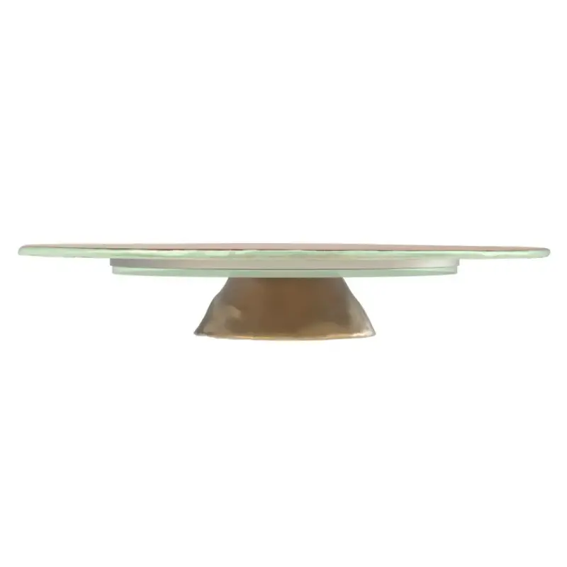 My Glass Studio Wedding Cake Stand, Brown - Set of 2 - Dia: 60 cm, H: 11 cm My Glass Studio Wedding Cake Stand, Brown - Set of 2 - Dia: 60 cm, H: 11 cm