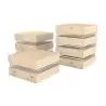 My Glass Studio Food Display Risers, Clear - 53.0 x 17.5 x 21 cm