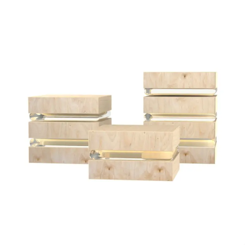 My Glass Studio Food Display Risers, Clear - 53.0 x 17.5 x 21 cm My Glass Studio Food Display Risers, Clear - 53.0 x 17.5 x 21 cm